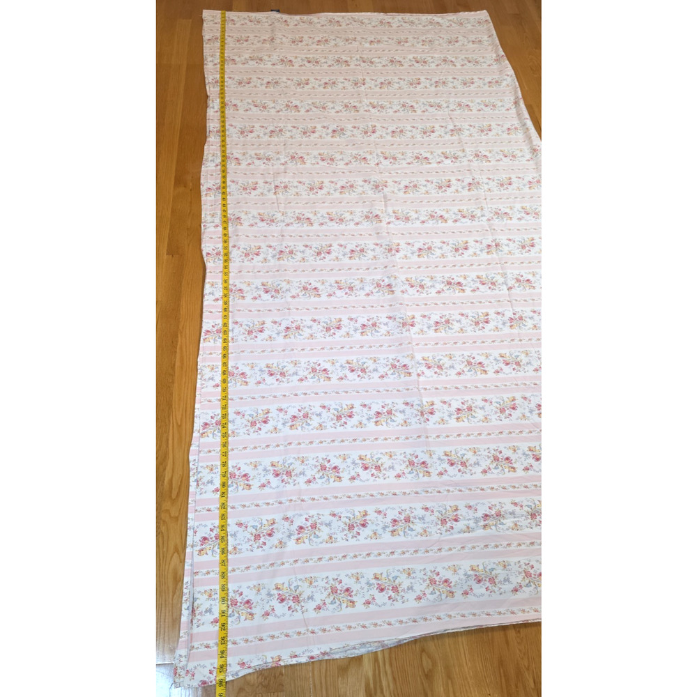 Ralph Lauren Millicent King Flat Fitted Sheets Pink Floral Italy Grandmillennial - Picture 3 of 15